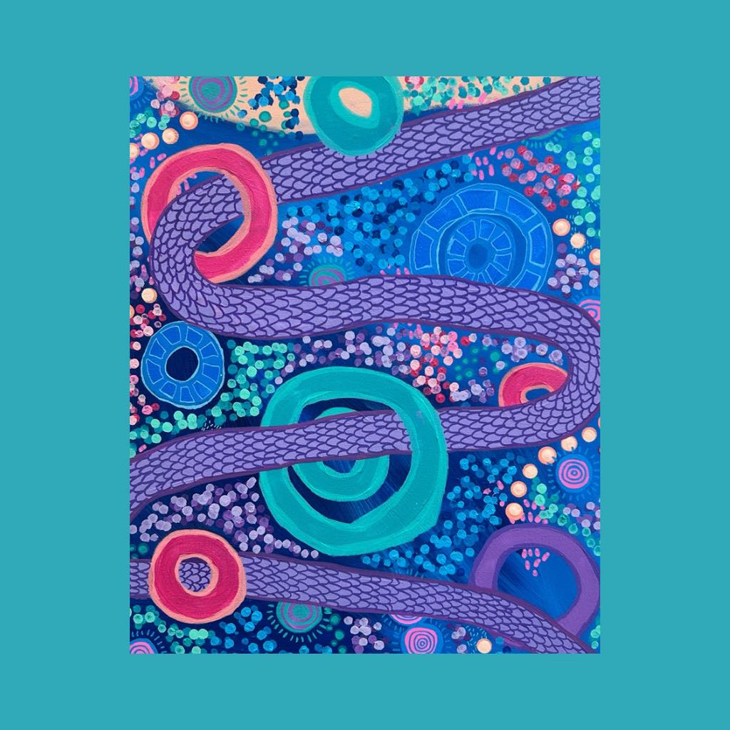 Headless Gubbal (Manbarra Carpet Snake Dreaming)
